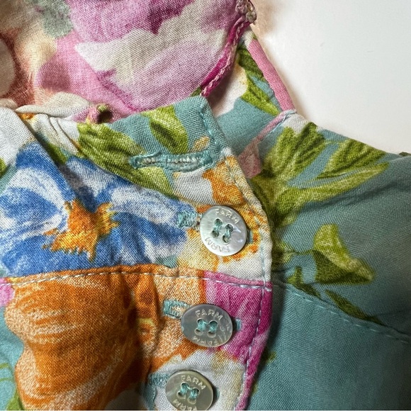 [FARM Rio] Beaded Floral Halter Top - Picture 6 of 10